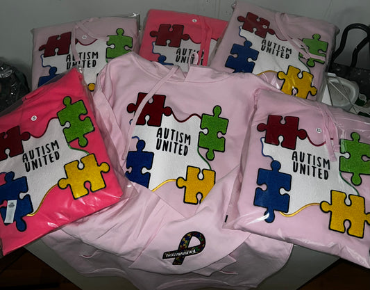 Pink Autism Hoodies 2 colors to choose from Soft or Hot Pink